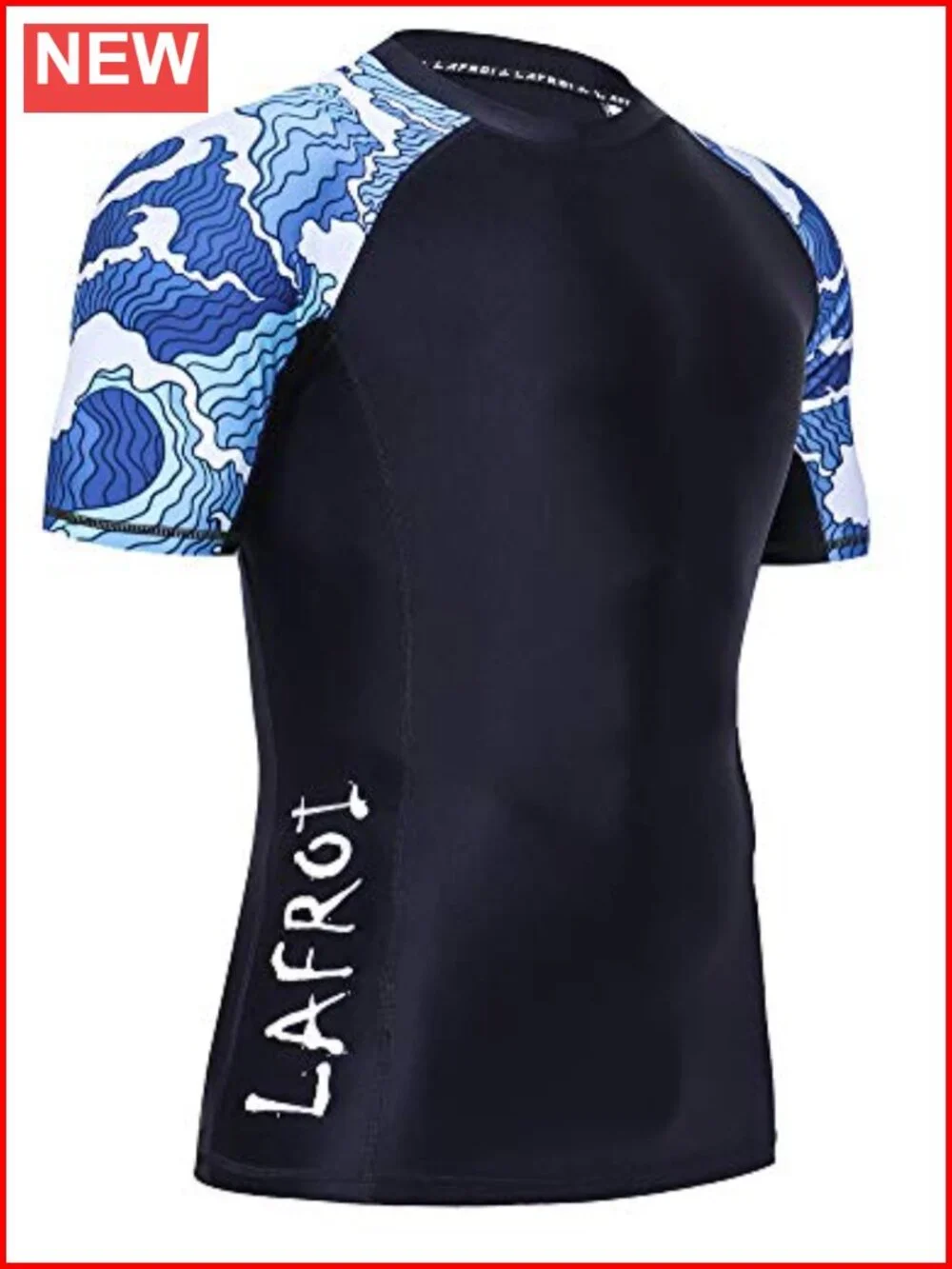 Men's UPF 50+ Compression Rash Guard Shirt Long Sleeve Performance Athletic